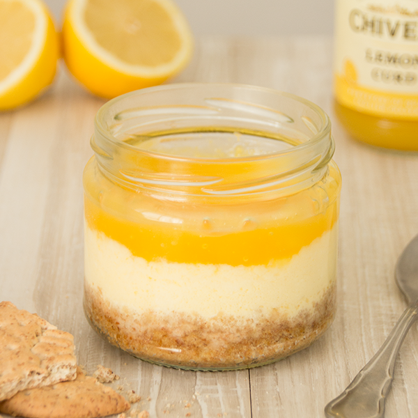 Snelle cheesecake met citroen