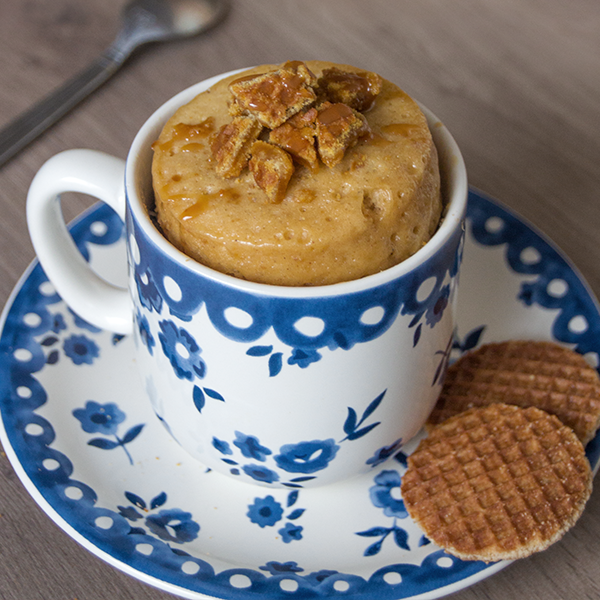 stroopwafel mug cake