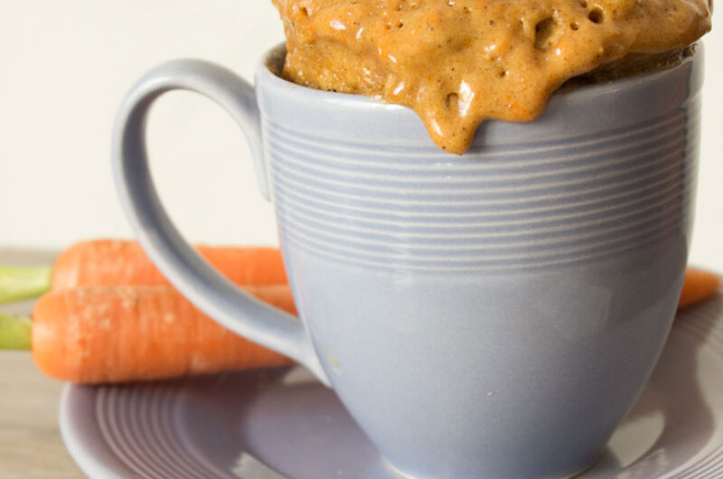 Carrot mug cake