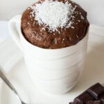 Chocolade havermout mug cake