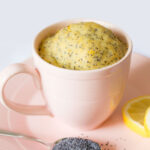 Cinnamon roll mug cake