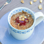 Kerst mug cake met amandelspijs