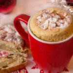 Havermout mug cake met pindakaas