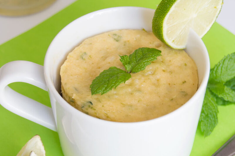 Mojito mug cake
