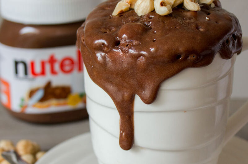 Nutella mug cake