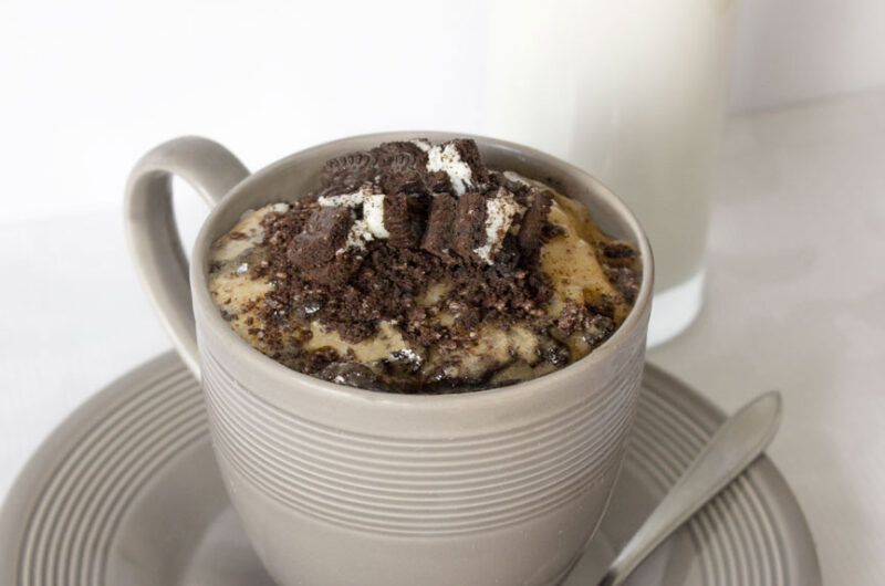 Oreo mug cake