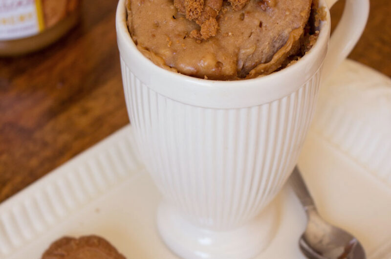 Speculoos mug cake