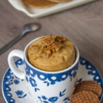 Sticky toffee mug cake