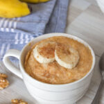 Vanille mug cake met bosbessen en citroen